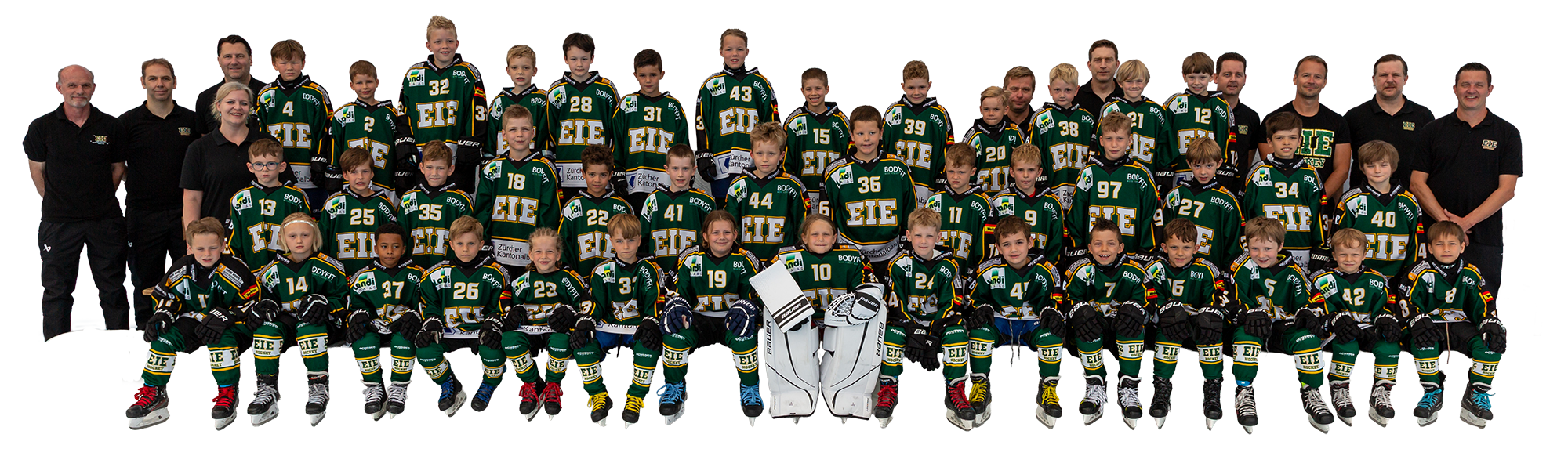 Team u9 des EHC Illnau-Effretikon